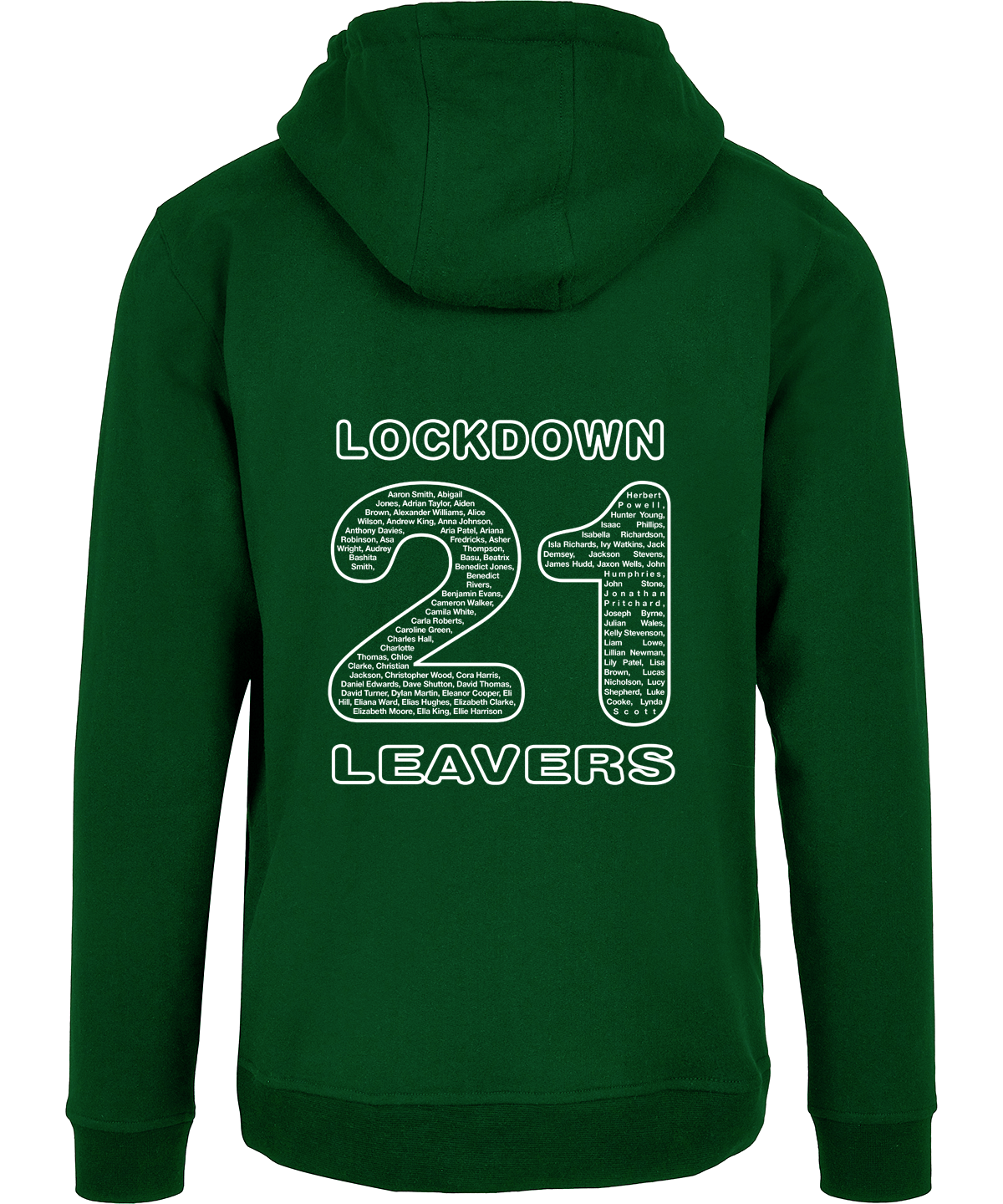 school leavers Hoodie back design h