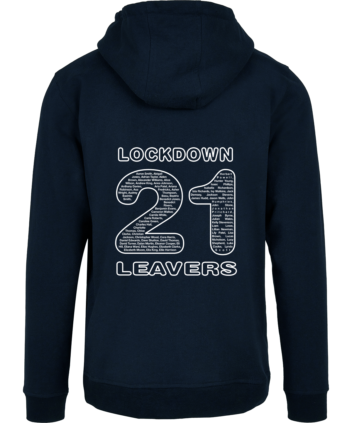 school leavers Hoodie front printed