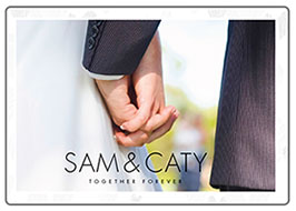 Modern Style Wedding Memory Book